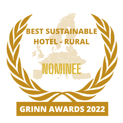 nominado como Mejor hotel rural sostenible Grinn Awards 2022